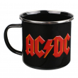 Smaltovaný hrnek plecháček AC/DC  