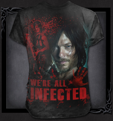 Tričko Spiral Živí Mrtví Walking Dead DARYL FG001607  