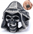 OCELOVÝ PRSTEN LEBKA Death Skull OCELOVÝ PRSTEN LEBKA Death Skull
