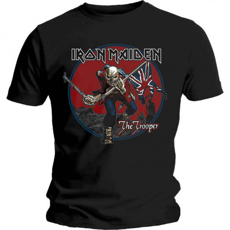 Metalové tričko Iron Maiden – Trooper Red Sky  