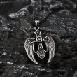 Přívěsek chirurgická ocel Fallen Angel Wings BLACK  