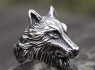 OCELOVÝ PRSTEN Wild Wolf Viking Ring  