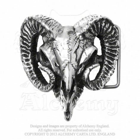Přezka Alchemy Gothic - Ram's Skull  