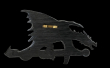 Věšák na klíče Drak BLACK DRAGON  