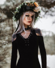 Gothic šaty KILLSTAR Onyx Fall-Deep KSRA000261  