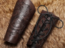 Náramek Nátepník Medieval Knight Brown Dragon  