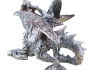 Soška drak Silver dragon  