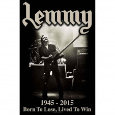 Vlajka Motorhead Lemmy - Lived to Win