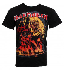 Pánské tričko Iron Maiden - Number of the Beast Graphic Rock Off IMTEE12MB