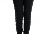Dámské kalhoty Corset Style Black Skinny Jeans  