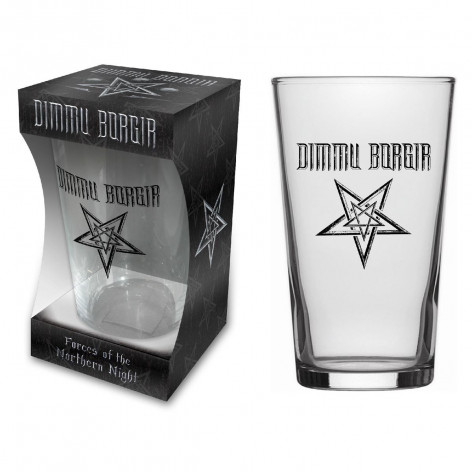 Sklenice na pivo DIMMU BORGIR - FORCES OF THE NORTHERN NIGHT - 570ml  