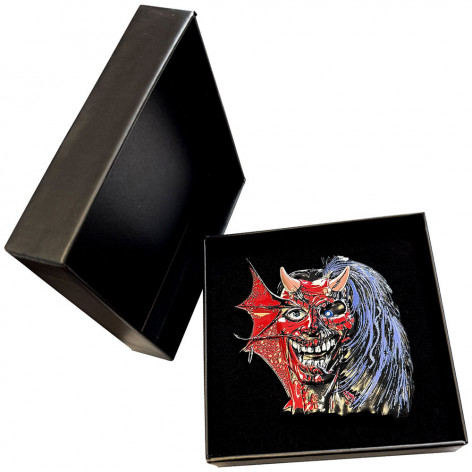 Odznak Iron Maiden - Purgatory Eddie Velký 9x9cm  