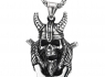 Přívěsek chirurgická ocel HORNED VIKING HELMET  