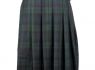 KILT PÁNSKÝ BLACK PISTOL Short Kilt Tartan Green-Blue  