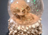 Těžítko - sněžítko - Lebka Skull  