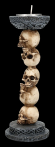 Svícen Skull column  
