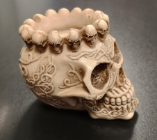 Popelník Lebka Tribal skull