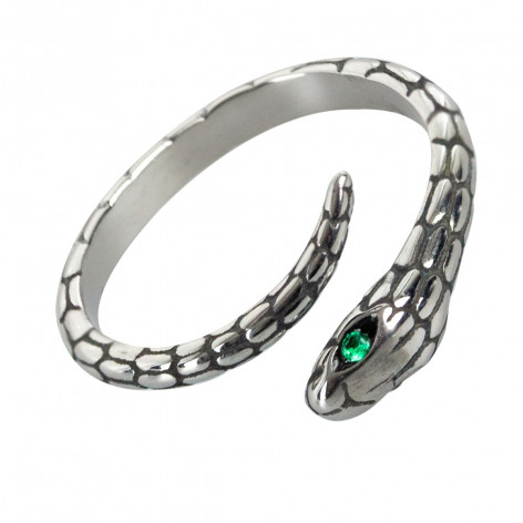 Prsten chirurgická ocel Had Snake  