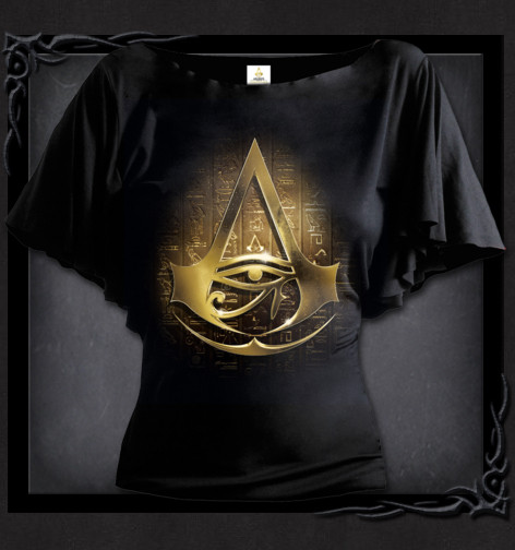 Dámské Tričko Spiral ORIGINS LOGO Assassins Creed fg158439  