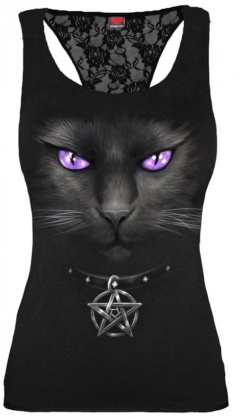 Dámské Tričko Spiral Kočka BLACK CAT DT153285  
