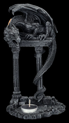 Svícen s drakem Black dragon