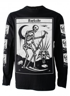 Pánské tričko dlouhý rukáv Death Tarot Card