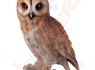 Figurka Sova PUŠTÍK - Great Grey Owl standing  