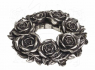 Věnec Alchemy Gothic Black Rose Wreath  