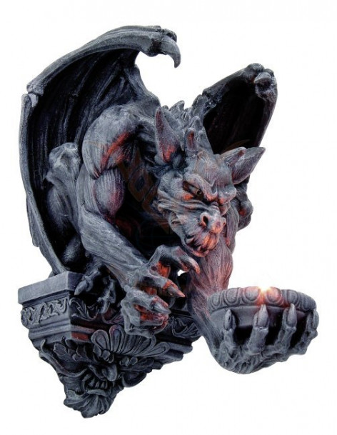 Svícen Gargoyle wall tealight holder  