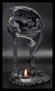 Svícen s drakem Black dragon  