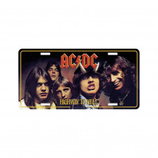 Značka na auto SPZ - AC/DC - HIGHWAY TO HELL