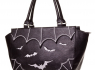 Kabelka s netopýrem Black/White Bats  