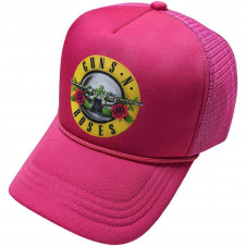 Kšiltovka/čepice Guns N' Roses - Mesh Back Cap: Classic Logo (Pink)