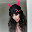 Čepice/Kulich PINK HORN DEMON  