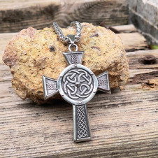 Přívěsek chirurgická ocel keltský kříž Celtic Knot Cross
