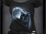 Dámské Tričko Spiral Kočka za úplňku MYSTICAL MOONLIGHT FM129157  
