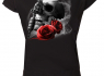 Dámské tričko Tattoo Gun Skull  