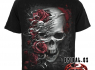 Spiral TRIČKO Lebka a růže SKULLS N ROSES Spiral TRIČKO Lebka a růže SKULLS N ROSES