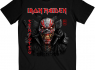 Pánské tričko Iron Maiden - Senjutsu Black Cover Vertical Logo  