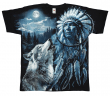 Tričko s vlkem WOLF AND INDIAN  