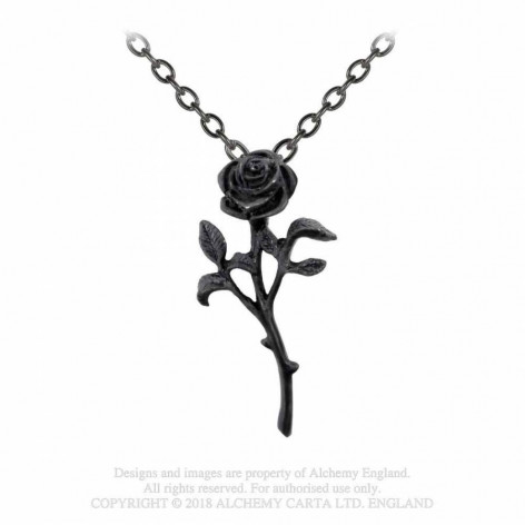 Přívěsek Alchemy Gothic - The Romance of The Black Rose  