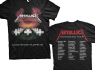 Metalové tričko Metallica - Master of Puppets European Tour '86  