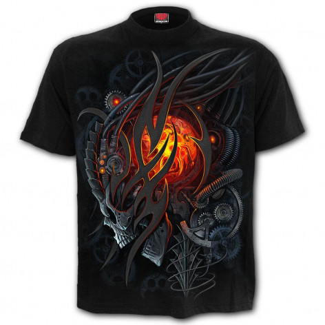 Metalové tričko Spiral STEAMPUNK SKULL TR465600  