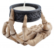 Svícen Skeleton hand  