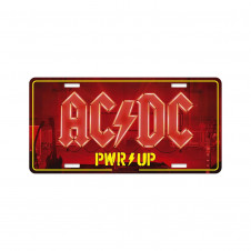 Značka na auto SPZ - AC/DC - PWR UP