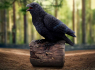 Soška Havran Ravens Cry (figurka se zvukem)  
