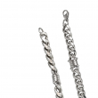 Řetízek chirurgická ocel Ostnatý drát Curb chain 50cm  