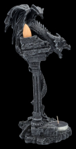 Svícen s drakem Black dragon  