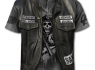 Tričko SOA Sons of Anarchy JAX WRAP FG101627 POZOR VĚTŠÍ ROZMĚRY!!!  