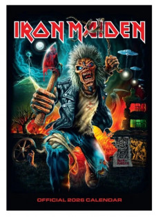  Nástěnný oficiální kalendář IRON MAIDEN 2026 A3
